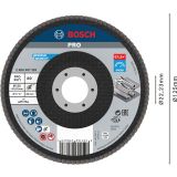 RAVNI BRUSNI LAMELNI DISK BOSCH 125 MM. G80 RAVNA