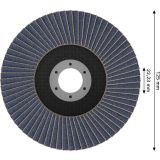 RAVNI BRUSNI LAMELNI DISK BOSCH 125 X 22.23 MM. G40 T27