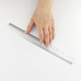 RAVNILO, ŠABLONA LEVIA 30 CM ALUMINIJ SIV 009889