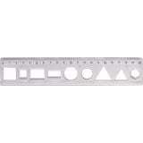 RAVNILO, ŠABLONA ŠABLONA 20 CM 00998