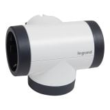 RAZDELILNIK/ADAPTER LEGRAND 3X ŠUKO VRTLJIV BEL / ČRN