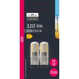 RAZNA LED ŽARNICA CASAYA 2 KOSA G9 2.6W 320LM 3000K