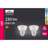 RAZNA LED ŽARNICA CASAYA 2 KOSA REFL. GU10 3W 38° 230LM 3000K