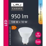 RAZNA LED ŽARNICA CASAYA KERAMIČNA REFL. GU10 10W 950LM 2700K