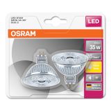 RAZNA LED ŽARNICA OSRAM ST MR16 36° 4.6W/827 12V GU 5.3 BL/2