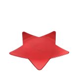 RDEČ KROŽNIK ZVEZDA 30 CM