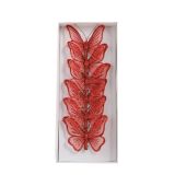 RDEČI METULJI 9 CM 6/1