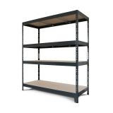 REGAL AR SHELVING 180X150X60CM 4P/400KG ANTRACIT SIV