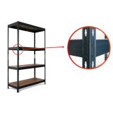 REGAL AR SHELVING 180X150X60CM 4P/400KG ANTRACIT SIV