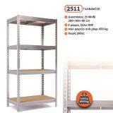 REGAL AR SHELVING 200X100X60 CM 4P/450KG BULLRACK RIVET POCINKAN