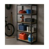 REGAL BLOW RACK 180X90X40CM 5 P/900KG ČRN