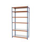 REGAL SIMONRACK 250X110X50 CM 6P/200KG MODRA ORANŽNA SIMONCLICK