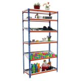 REGAL SIMONRACK 250X110X50 CM 6P/200KG MODRA ORANŽNA SIMONCLICK