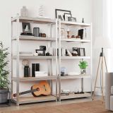 REGAL SONGMICS 180X90X40 CM 5P/175KG GLR040E02 BEŽ-SREBRN