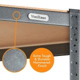 REGAL VONHAUS 180X100X90 CM 5P/175KG KOTNI HAMMERITE