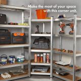 REGAL VONHAUS 150X75X30 CM 5P/175KG KOTNI GAL