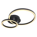 NADGRADNA STROP. SVETILKA REGGY 18W ČRNA WW