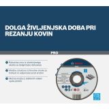 REZALNA PLOŠČA ZA JEKLO BOSCH 115 X 1.6 X 22.23 MM