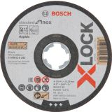 REZALNA PLOŠČA X-LOCK STANDARD FOR INOX 10X125X1X22.23MM, RAVNA