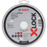 REZALNA PLOŠČA X-LOCK STANDARD FOR INOX 10X125X1X22.23MM, RAVNA