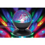 NAMIZNA SVETILKA PRISMA RGB-LED DISCO ČRNA