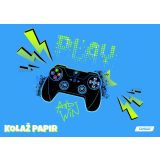 KOLAŽ PAPIR A4 20 LISTOV 100 G VIDEO GAMES 27890