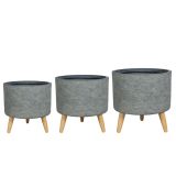 KERAMIČNI NOTRANJI LONEC TS RIVA EARTH 29 CM H31 NA STOJALU