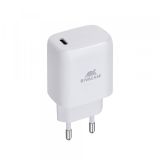 RIVACASE HIŠNI POLNILEC PS4191 WD4 QUICK CHARGE 20W VHOD TYPE C S KABLOM TYPE C - ORIGINAL (EU BLISTER) BEL