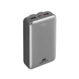 RIVACASE PRENOSNA BATERIJA/POWERBANK VA2612 20.000 MAH 30W, Z LCD EKRANOM IN 2X PODATKOVNI KABEL (TYPE-C, LIGHTNING)