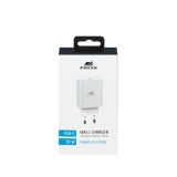 RIVACASE PS4193 W00 HIŠNI ADAPTER POLNILEC 220V QUICK CHARGE 30W VHOD TYPE C PD 3.0 - ORIGINAL (EU BLISTER) BEL