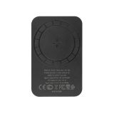RIVACASE VA2603 MAGSAFE MAGNETIC QC / PD ZUNANJA BATERIJA POWERBANK 5.000 MAH 15W Z DRŽALOM - ČRN