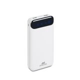 RIVACASE ZUNANJA BATERIJA POWERBANK 20.000 MAH VA2280 Z LCD-JEM BEL