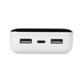 RIVACASE ZUNANJA BATERIJA POWERBANK 20.000 MAH VA2280 Z LCD-JEM BEL