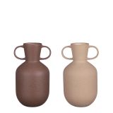 KERAMIČNA VAZA MICA RJAVA SORT 2 D14XŠ12XV24.5CM