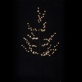 LUČKE MQ RJAVO DREVO 150 CM S KROGLICAMI TOLO BELE