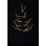 LUČKE MQ RJAVO DREVO 150 CM S KROGLICAMI TOLO BELE