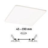 LED PANEL RL VELUNA 22W NW 3STEP DIM, 215X215MM IP44
