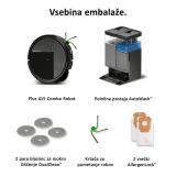 ROBOTSKI SESALNIK IROBOT PLUS 415 COMBO ROBOT AUTOWASH ČRN