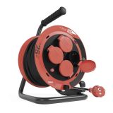 ROLETA - GUMI VODNIK EMOS 25M H05RR-F3G 3X1 4 ŠUKO VTIČNICA IP44