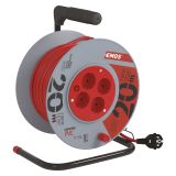 ROLETA - PVC VODNIK EMOS 20M H05VV-F 3X1 4 ŠUKO VTIČNICA IP20