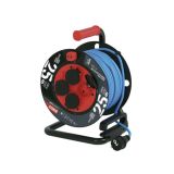 ROLETA - PVC VODNIK EMOS 25M VSEVREMENSKA 230V 4 VTIČNICE, MODRA