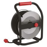 ROLETA - GUMI VODNIK EMOS ZUNANJA 50M 230V 4 VTIČNICE, ČRNA