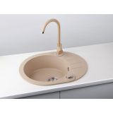 GRANITAL POMIVALNO KORITO ALVEUS ROLL 40, G55 BEIGE 595X475 MM