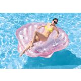 VODNA BLAZINA INTEX ROZA ŠKOLJKA 178X165X24CM