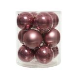 ROZA STEKLENE BUNKE, 12 KOSOV, PREMER 80 MM 