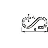 S-KAVELJ 4.0X35 ČRN V ZAVITKU JE 7 KOS