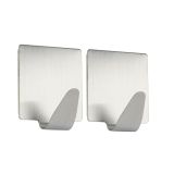 KOVINSKA OBEŠALNA KLJUKA WALTECO SAMOLEPILNA KVADRATNA NERJAVNA ZAV=2KOS