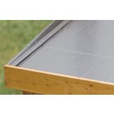 STREŠNA FOLIJA KARIBU SAMOLEPILNA MEMBRANA ALUMINIJ SIVA 100X500X0.1