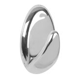 PVC OBEŠALNA KLJUKA WALTECO SAMOLEPILNA PVC KROMIRANA