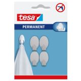 SAMOLEPILNI IZDELEK TESA PERMANENT KLJUKICA OVALNA XS KOVINSKA 4/1
